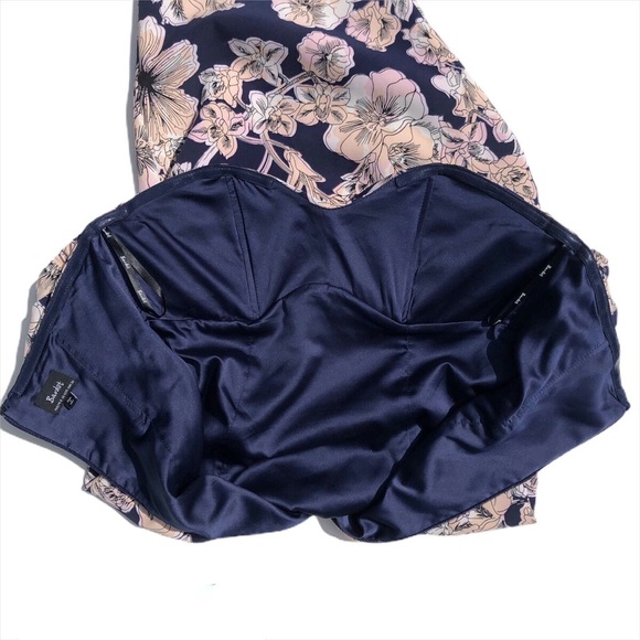 BARDOT Revolve FLORAL Casey OFF THE SHOULDER Ruffle Sleeve Dress Womens Sz 6/M - Picture 8 of 11